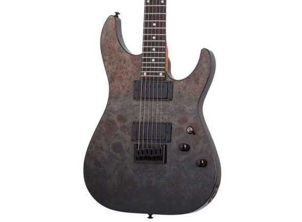 Schecter C-1 Standard Black Fade Burst Burl Schecter C-1 Standard Black Fade Burst Burl